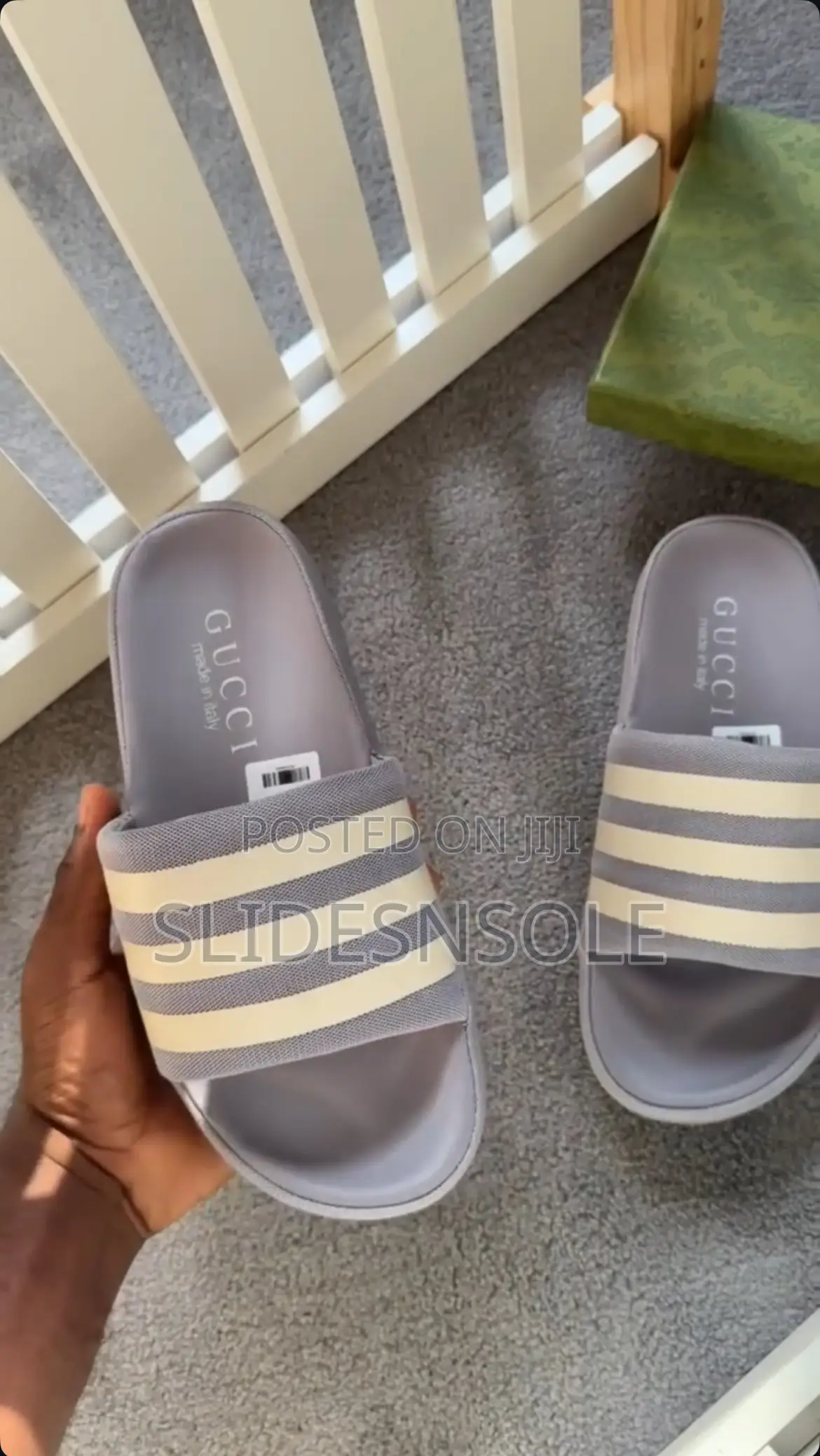 Gucci Ease Stripe Slides