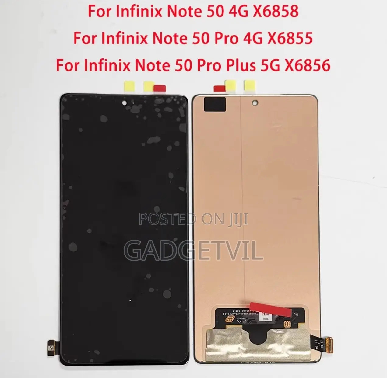 Infinix Note 50 4g 50 Pro 4g 50 Pro+ 5g Original Screen