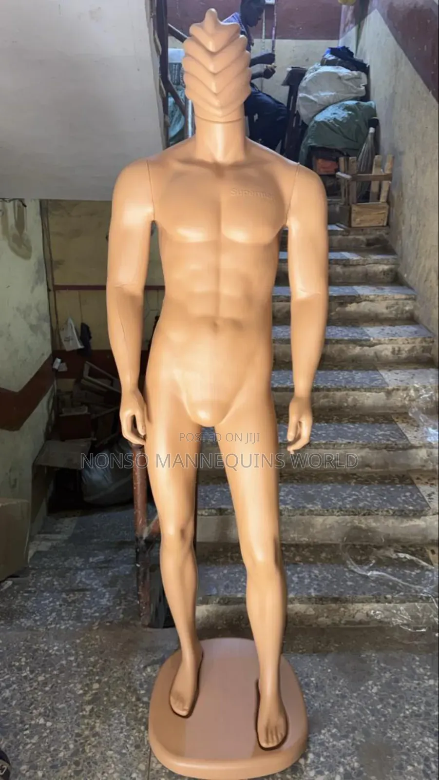 Spider Head Male Plastic Full Mannequin Display