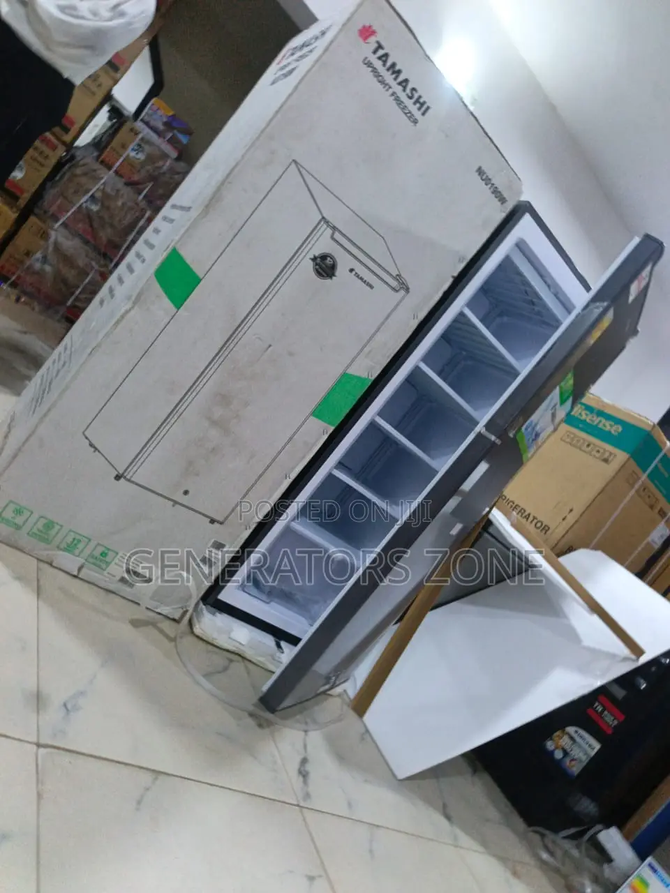 Tamashi Upright Freezer 198 Litres Compact Storage System