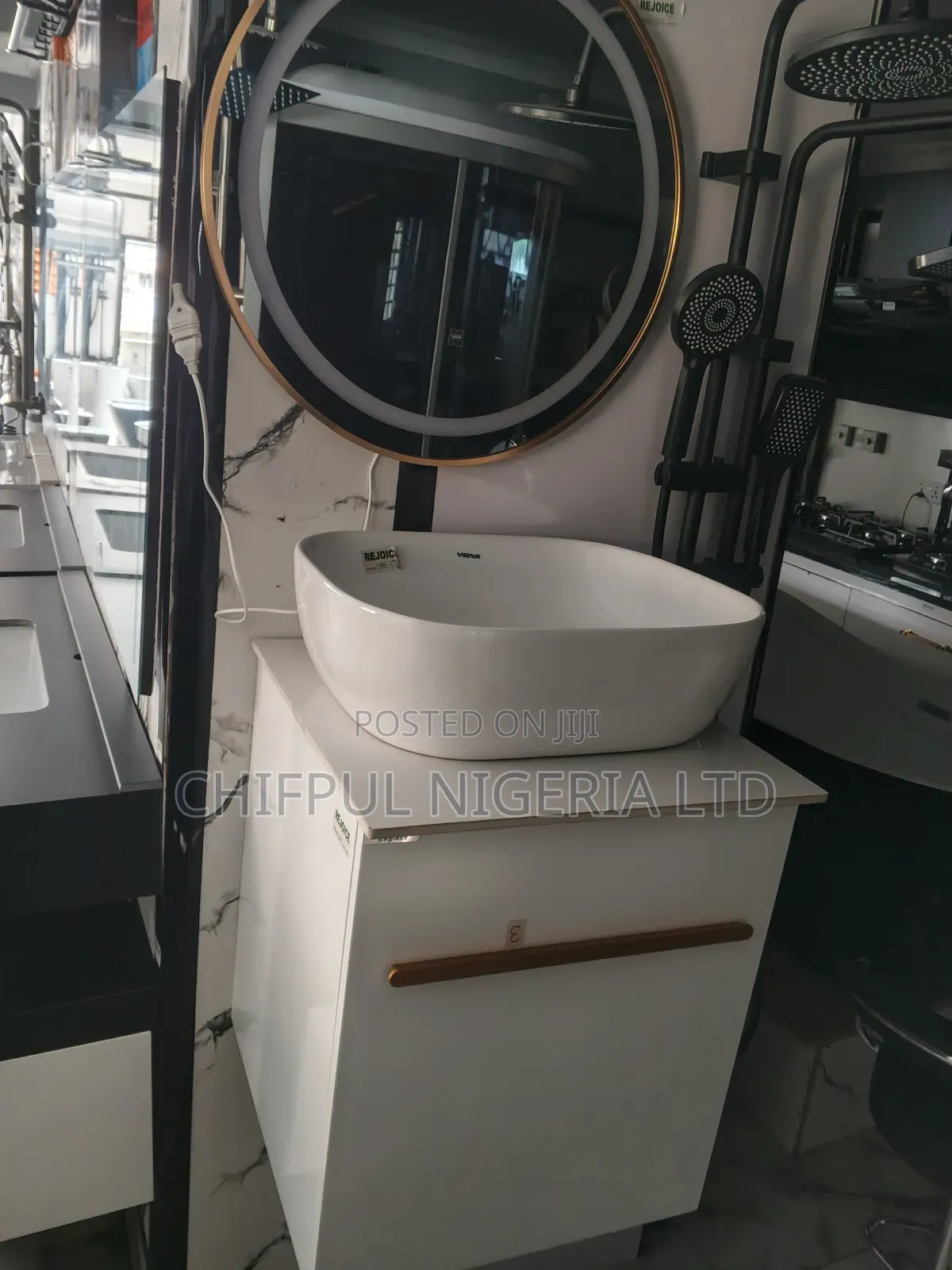 Rejoice Cabinet White Color