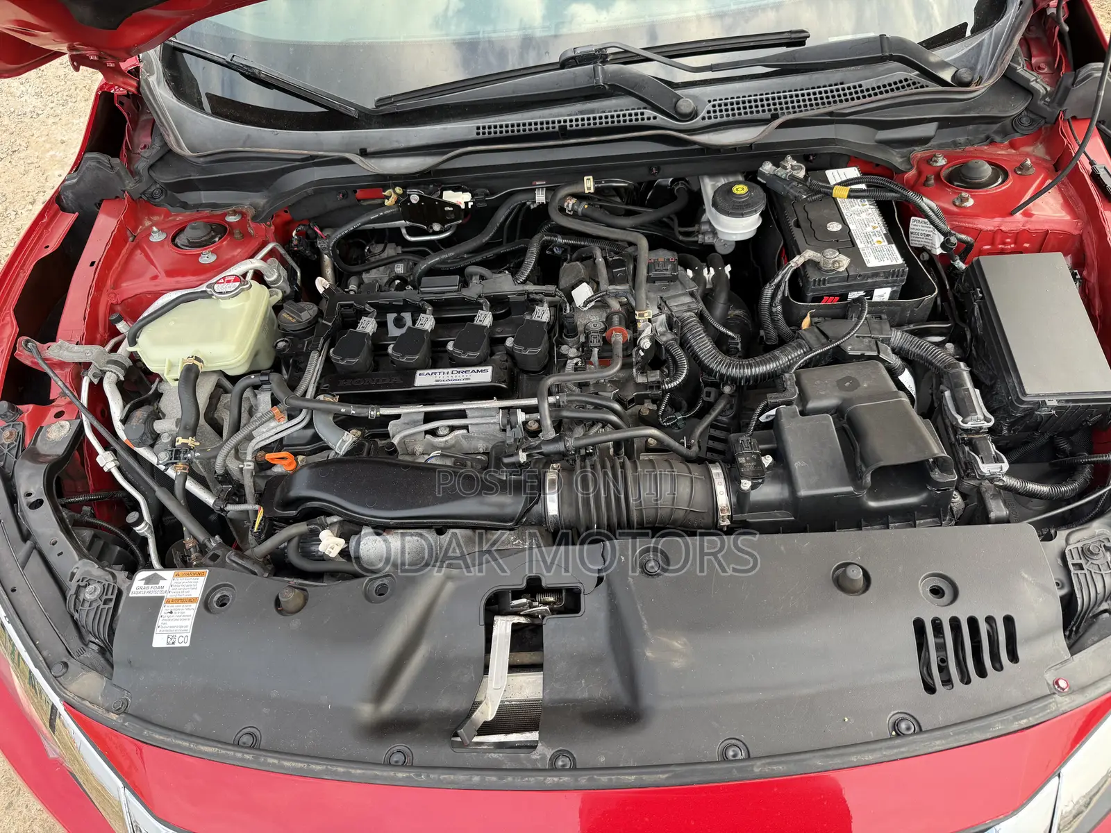 Honda Civic EX-L 2dr Coupe (1.5L 4cyl) 2017 Red