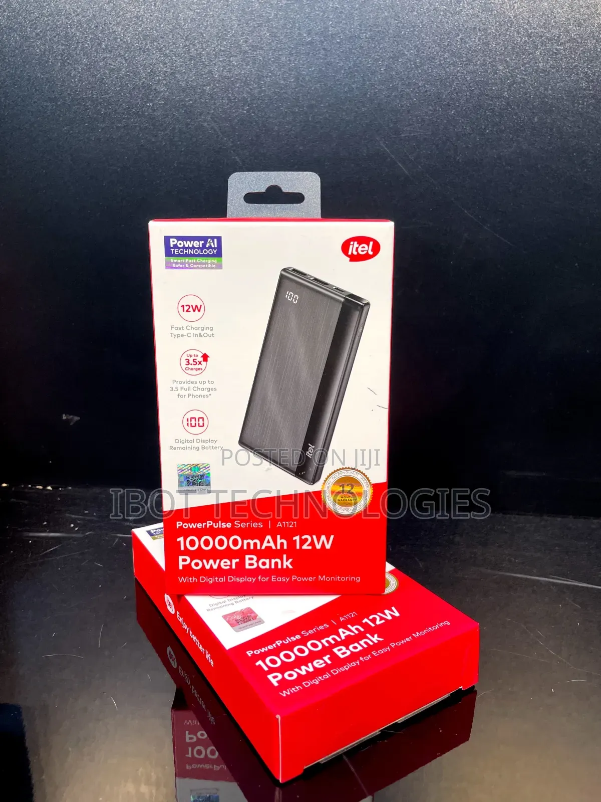 Itel 10,000mah Fast Charging Power Bank