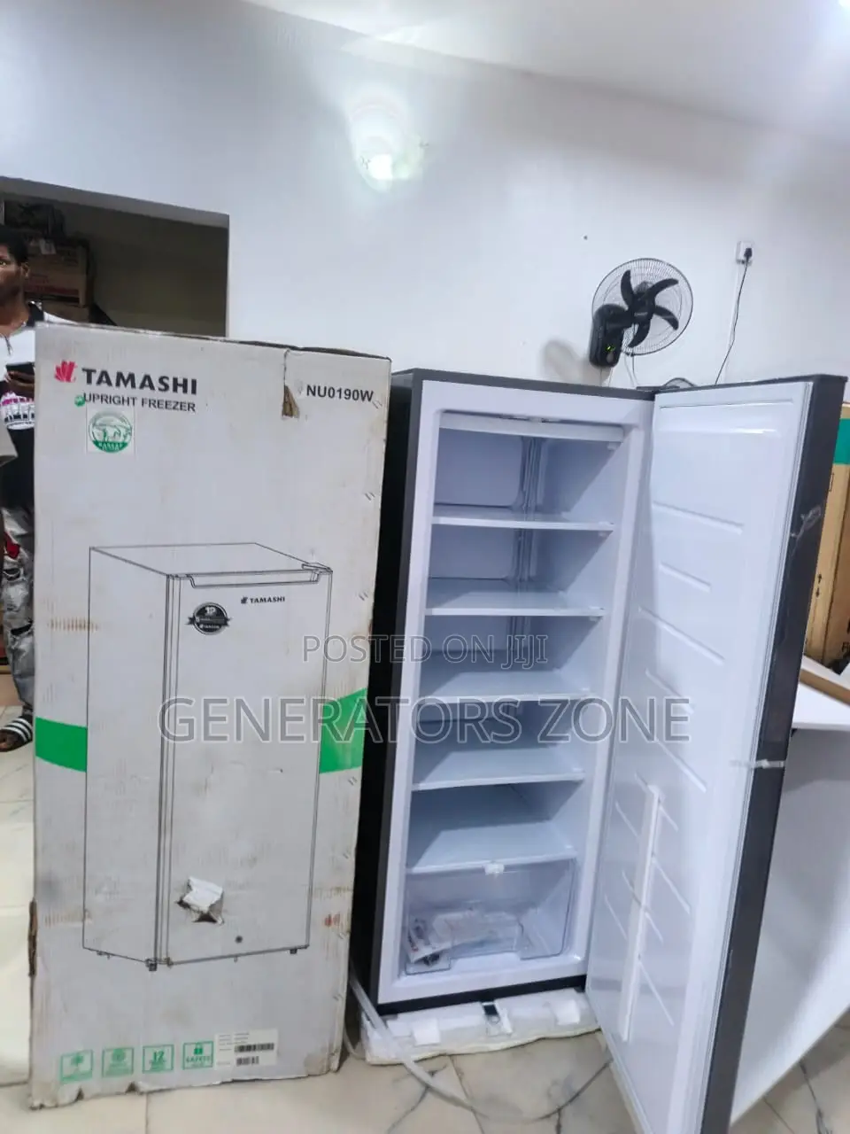 198l Freezer Upright Style Tamashi Cooling System