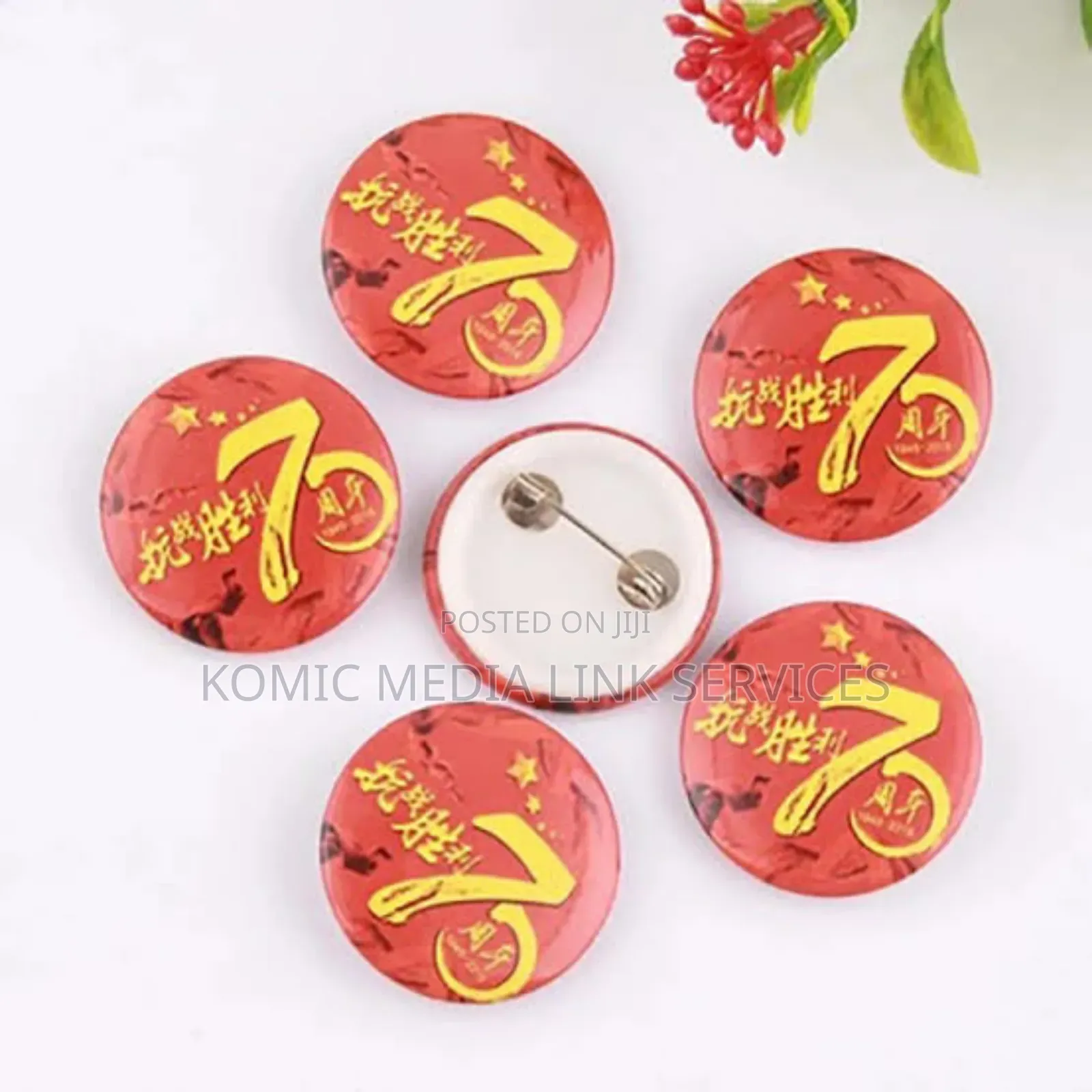 Customized Button Badges / Pin Badges For Events And Branding