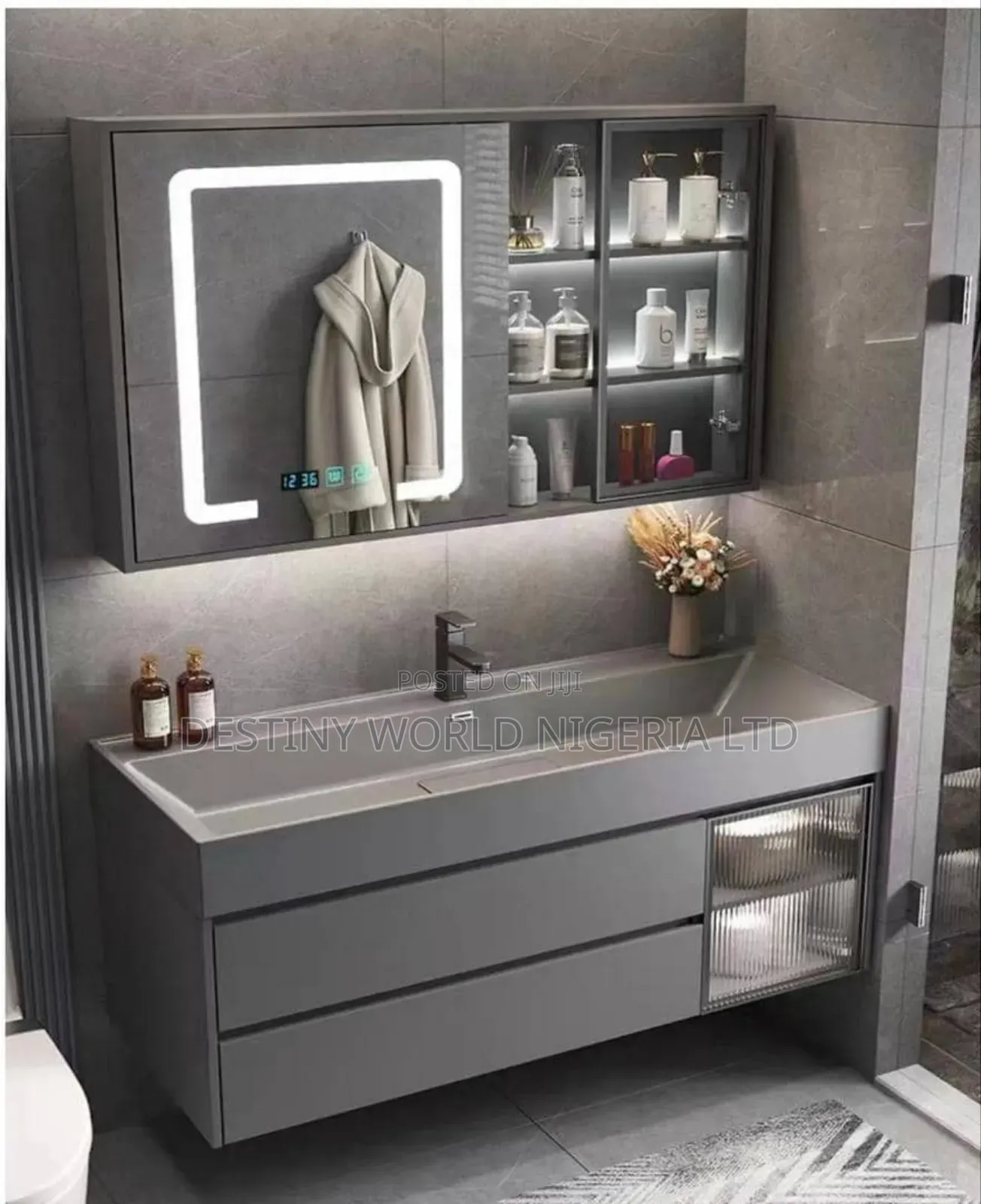 Dining Cabinet Basin With Mirror