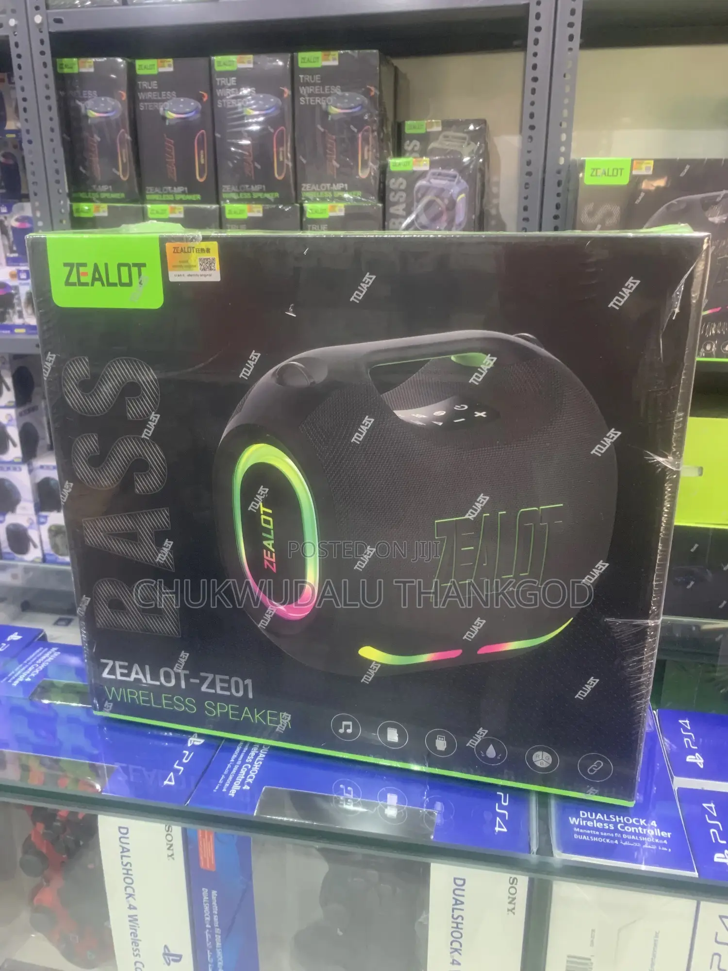 Zealot 120w Super Bass Bluetooth Speaker With 36000mah Battery Ze01