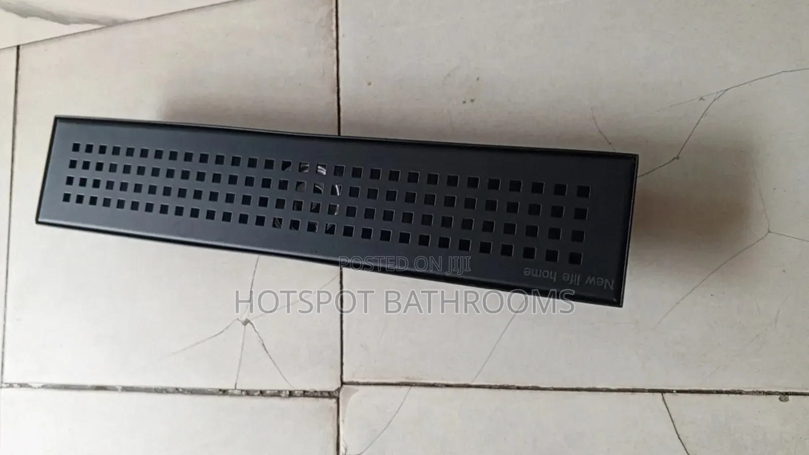 Luxury Black Floor Drain (Stainless Steel)