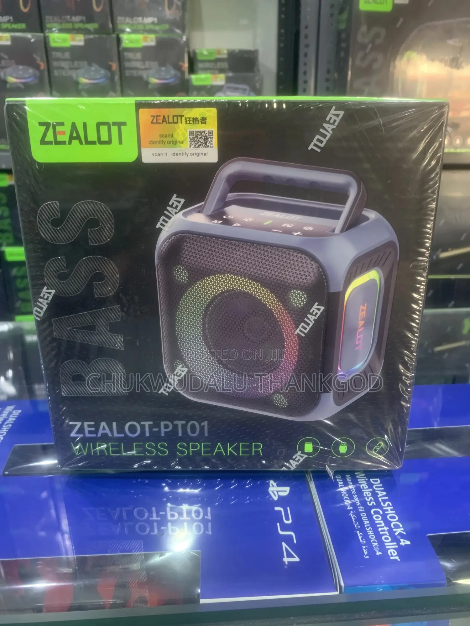 Zealot Portable Bluetooth Speaker –Ipx6 Waterproof, 6000mah Battery,