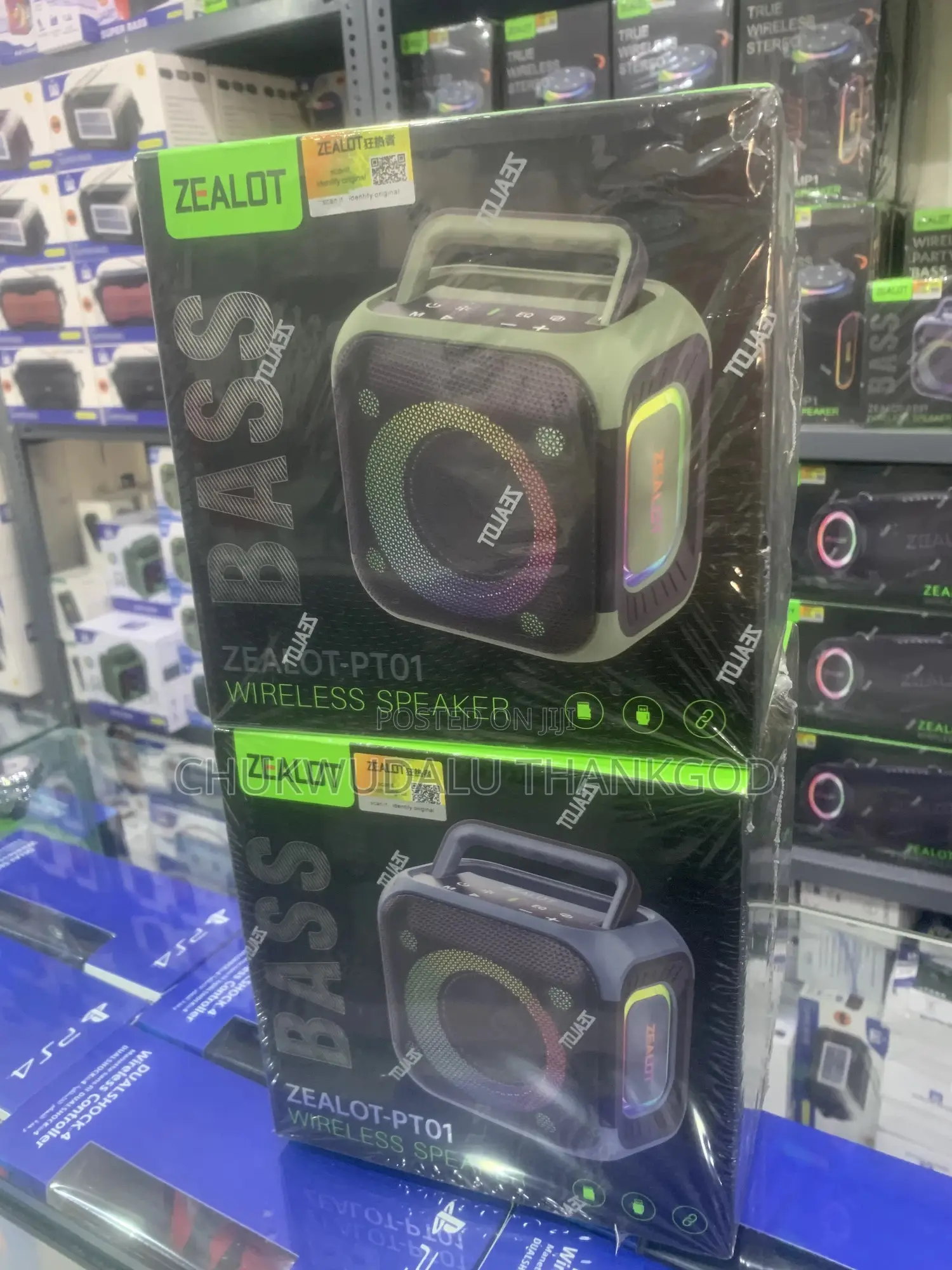Zealot Portable Bluetooth Speaker –Ipx6 Waterproof, 6000mah Battery,