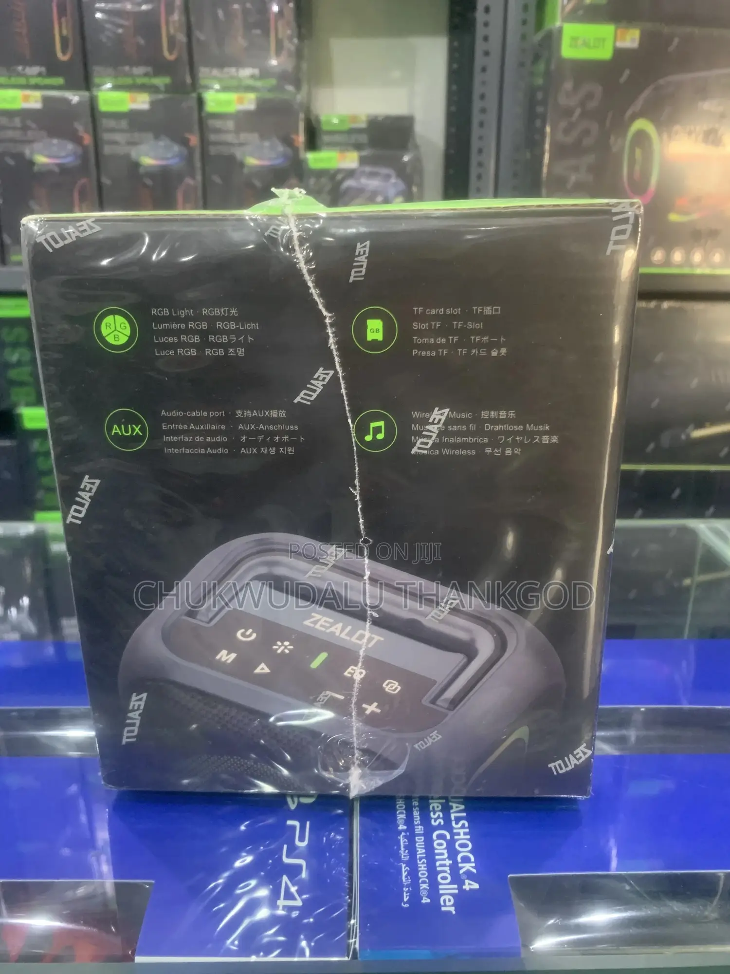 Zealot Portable Bluetooth Speaker –Ipx6 Waterproof, 6000mah Battery,