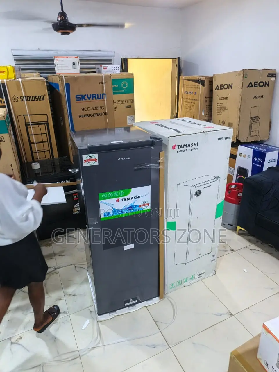 Tamashi 198 Litres Upright Freezer Functional Unit
