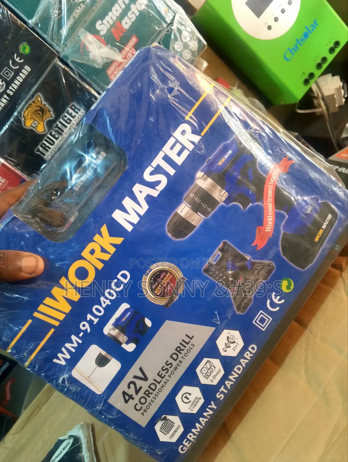 Cordless Drill Machine 42v Work Master Product