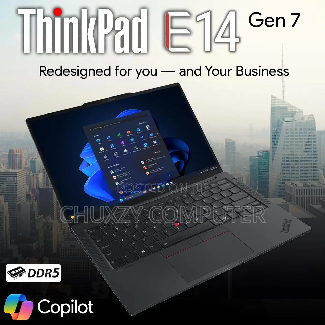 New Laptop Lenovo ThinkPad E14 Gen 6 16GB AMD Ryzen 5 SSD 512GB