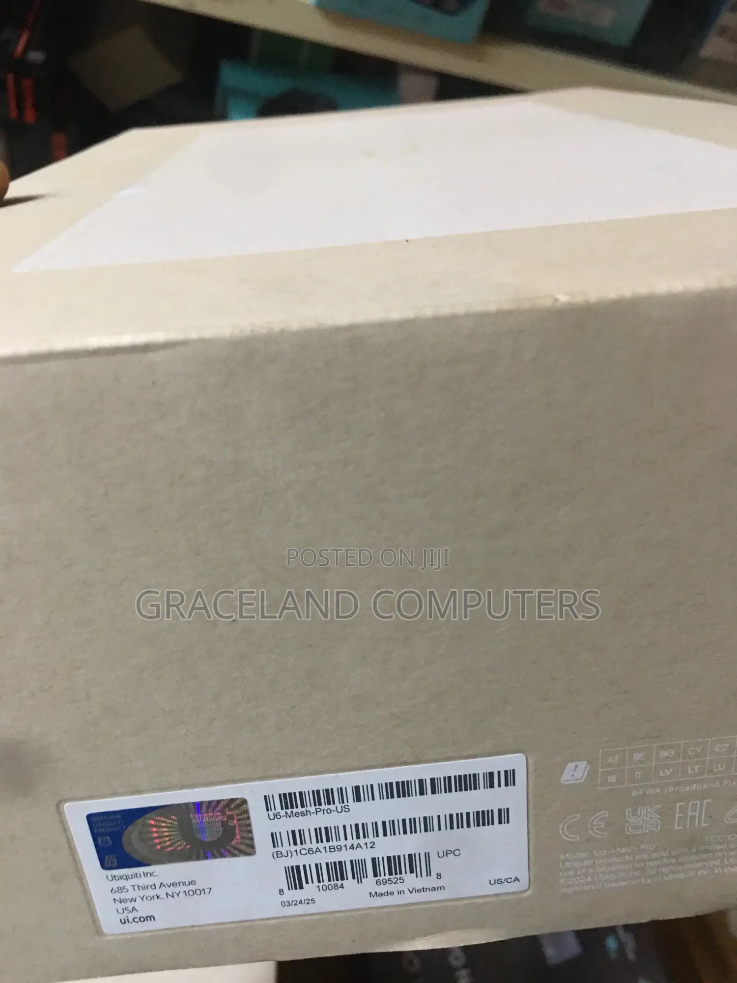Ubiquity Unifi U6 Mesh Pro Dual Band Accesspoint (U6 Mesh Pro)