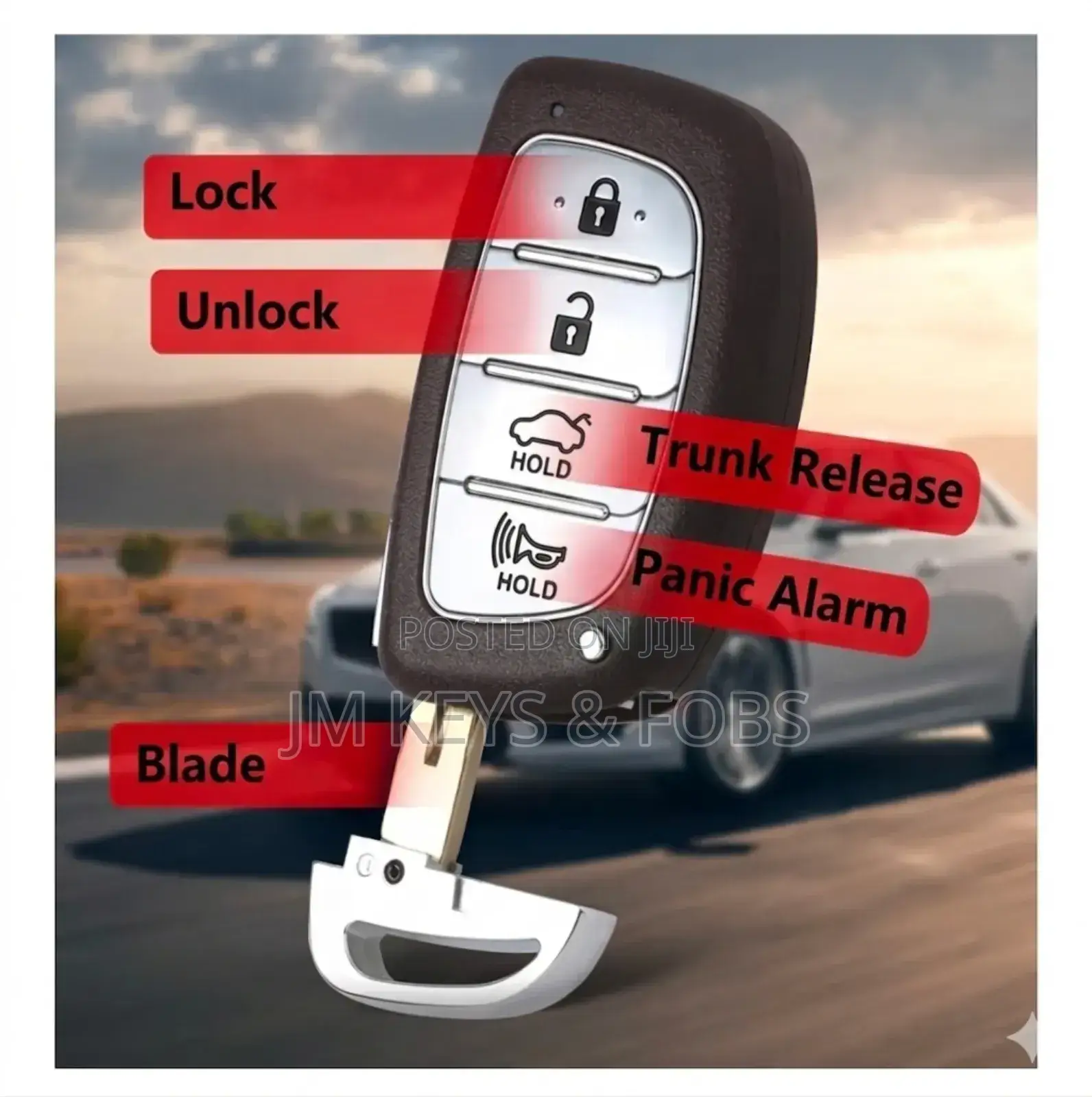 Smart Keyless Entry Fob Replacement for Hyundai Sonata