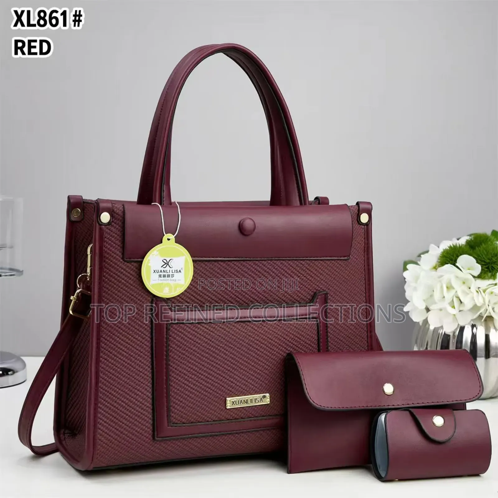 Solid Quality Luxury Women's 3in1 Handbag