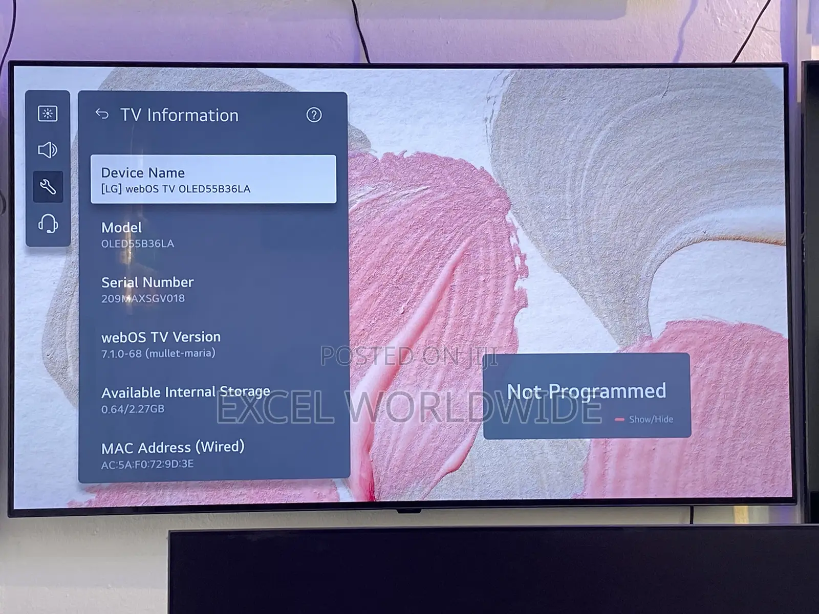 Big Cinematic 55-Inch Lg Oled Smart B3 Series Designed for Gaming .