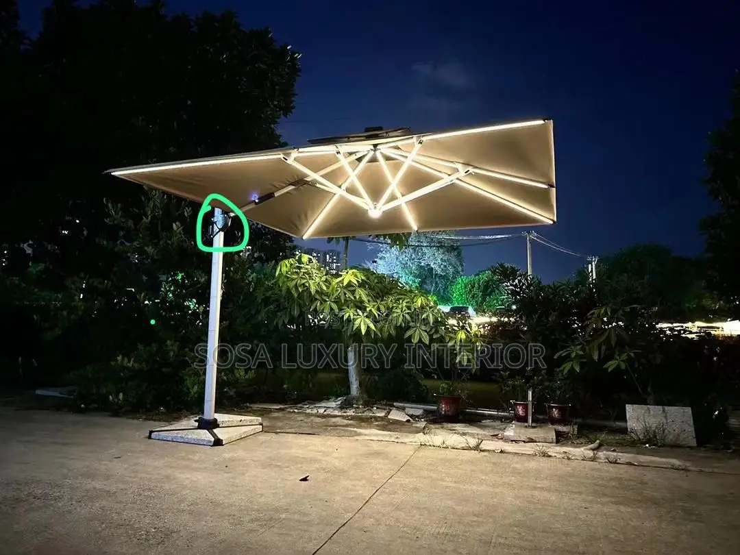 Premium Imported Solar Led Outdoor Patio Umbrella