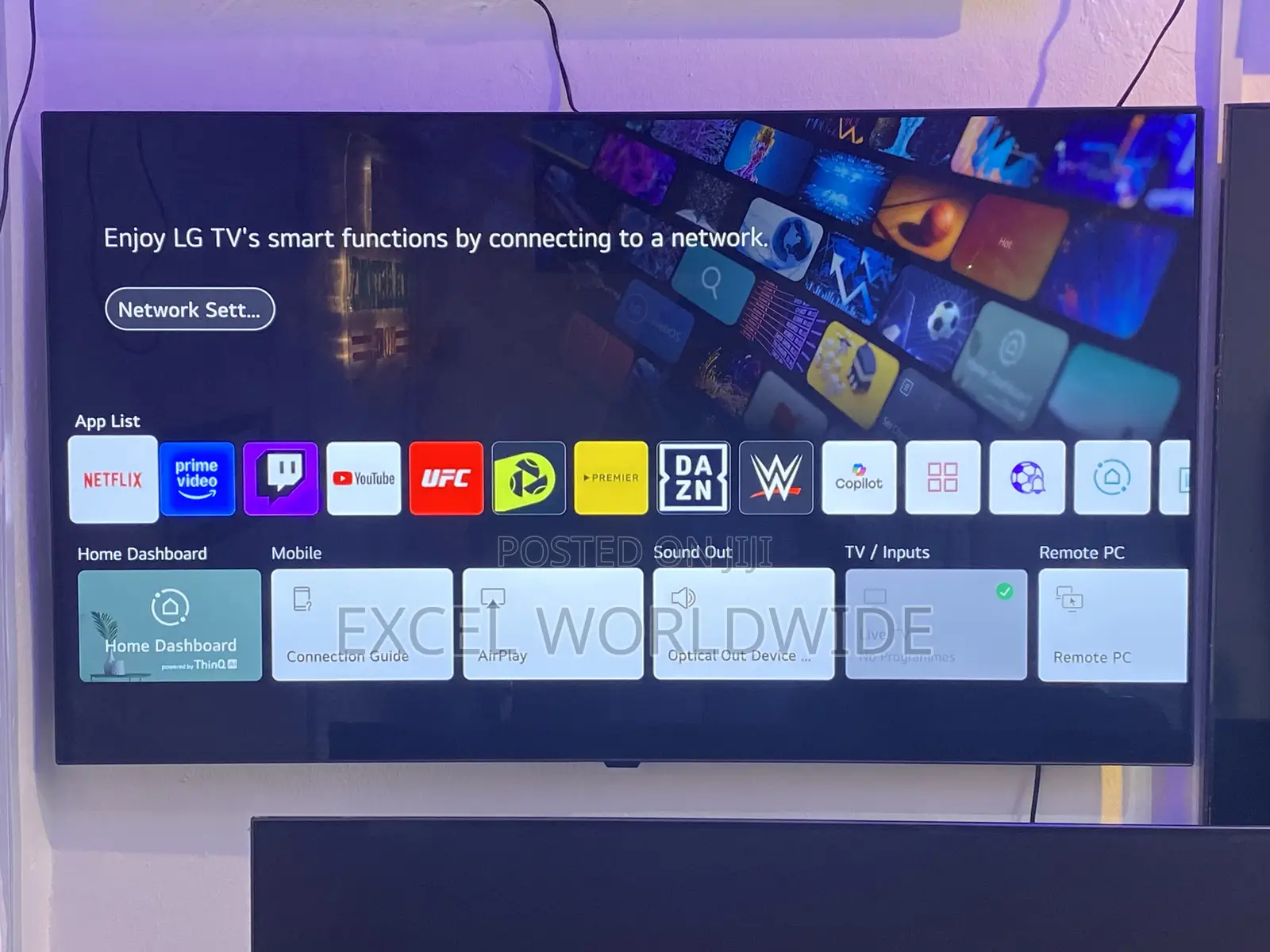 Big Cinematic 55-Inch Lg Oled Smart B3 Series Designed for Gaming .
