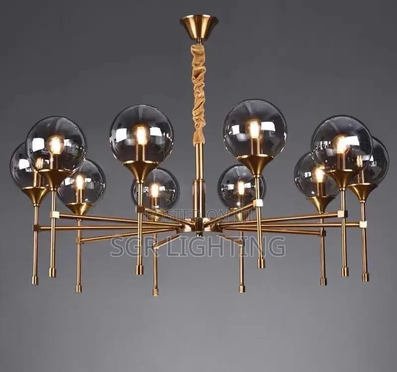 Nordic Glass Ball Led Pendant Light for Living Dining Room Kitchen
