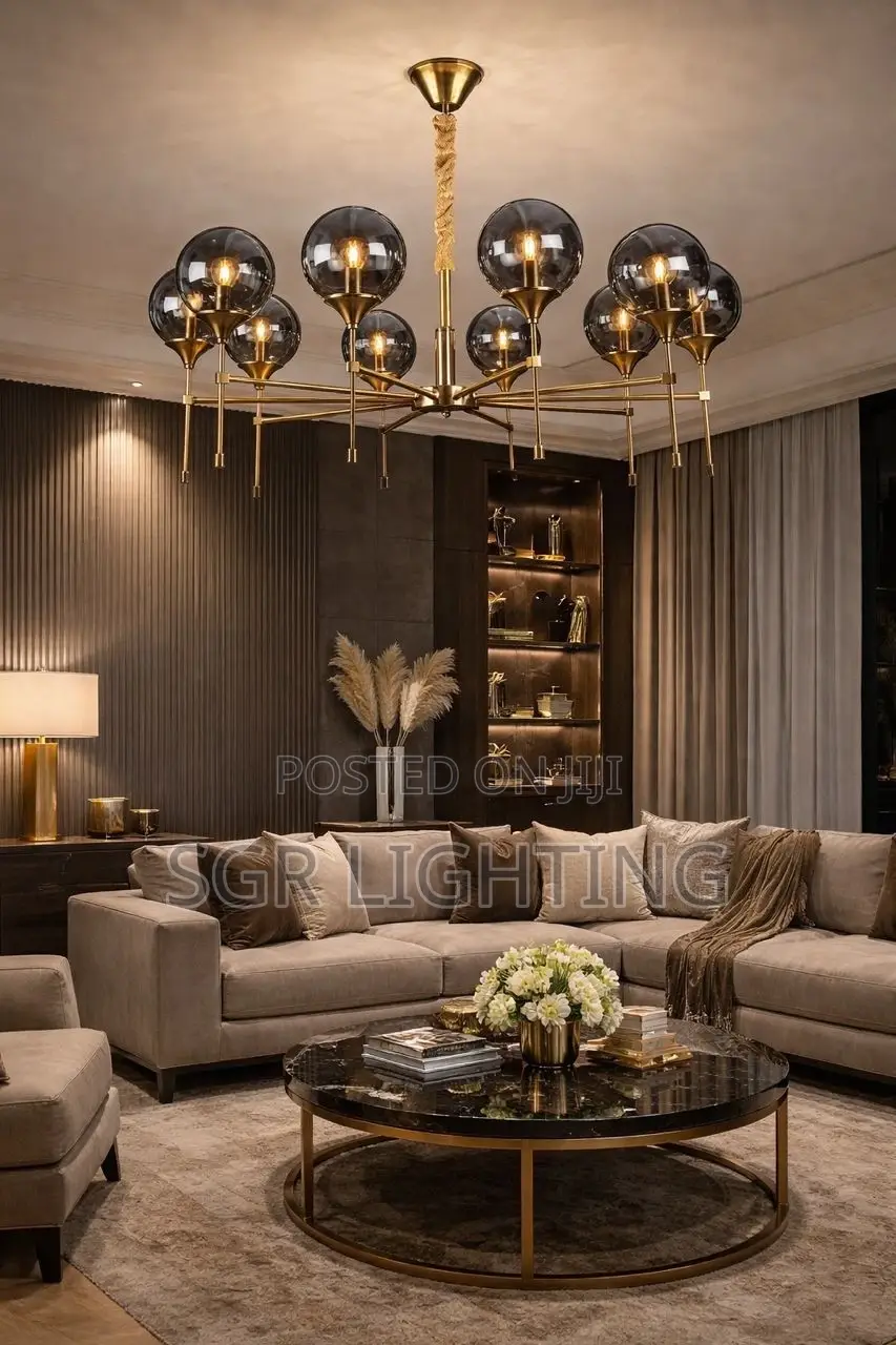 Nordic Glass Ball Led Pendant Light for Living Dining Room Kitchen