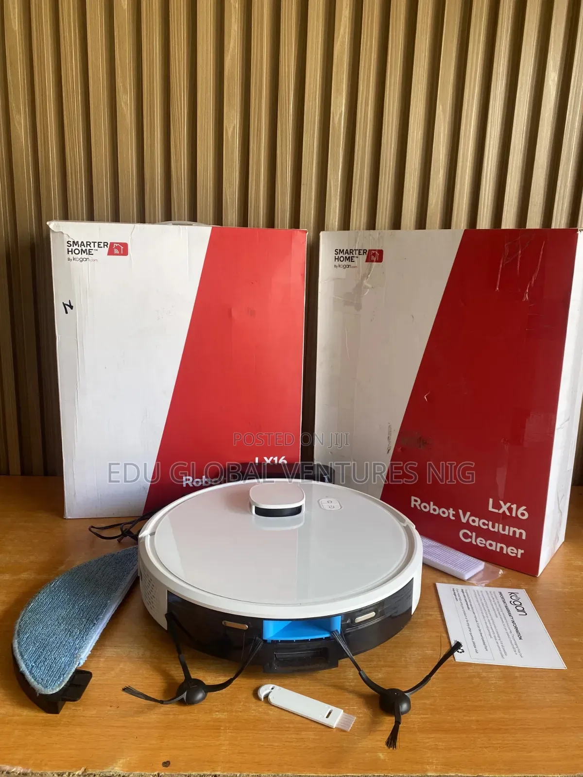 Kogan Lx16 Flat Robot Vacuum Cleaner With Mopping Function.