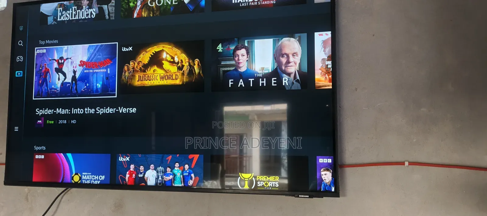 43 Inches Crystal Uhd Samsung Smart Tv