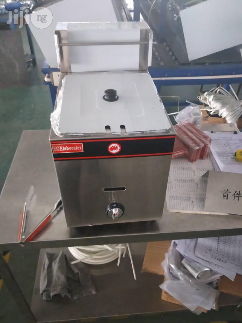 One Basket Gas Deep Fryer