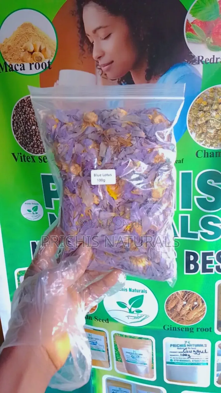 Blue Lotus Flower 100g(Nymphaea Caerulea) – Relaxation & Lucid Dreams