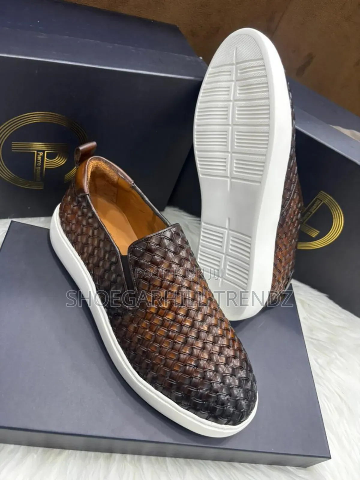 Pierro Guanti Handwoven Tennis Loafers