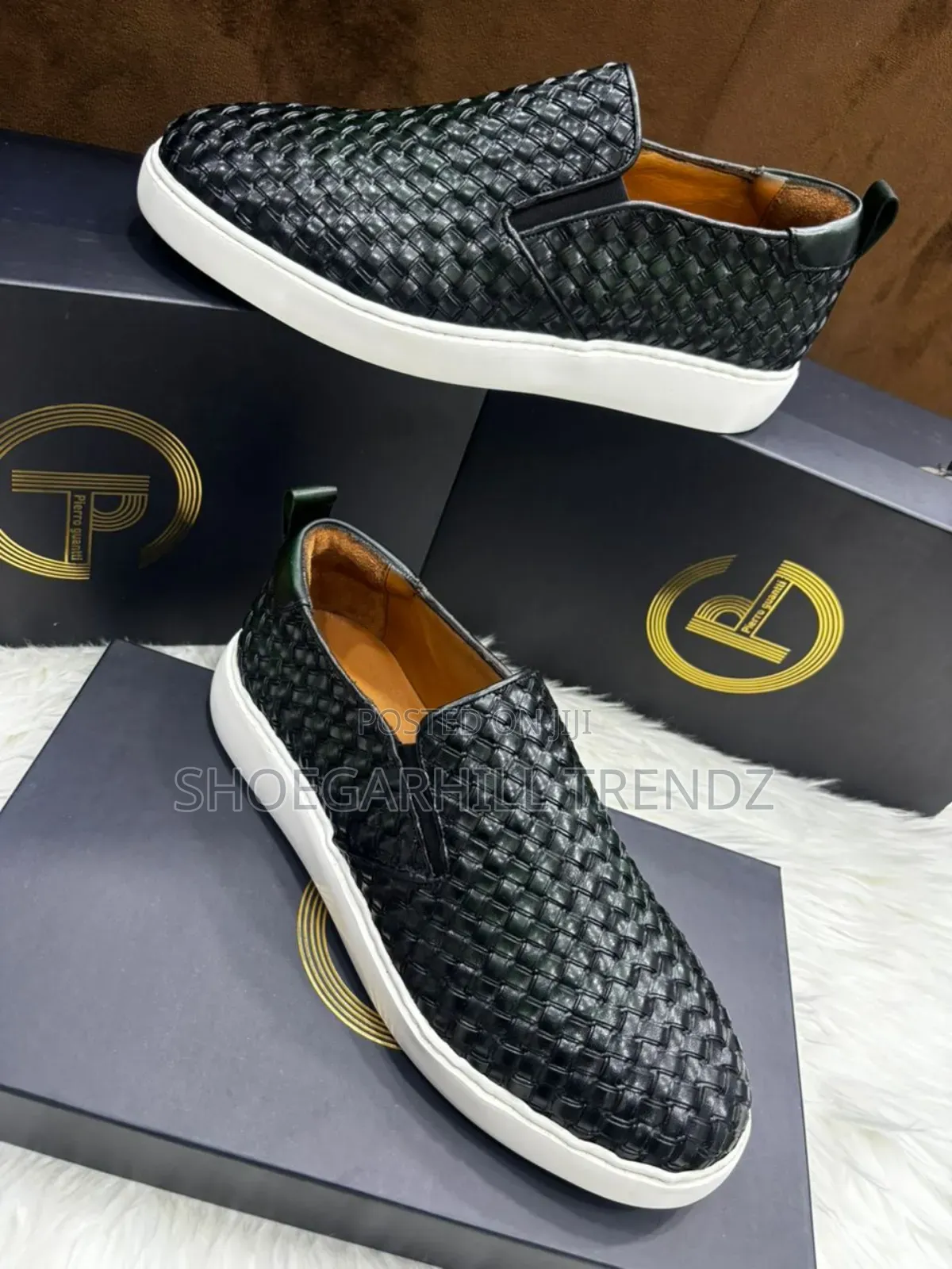 Pierro Guanti Handwoven Tennis Loafers