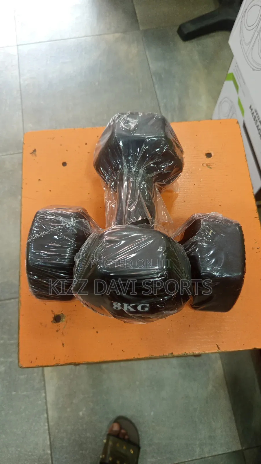 8kg Dumbbells Black Color