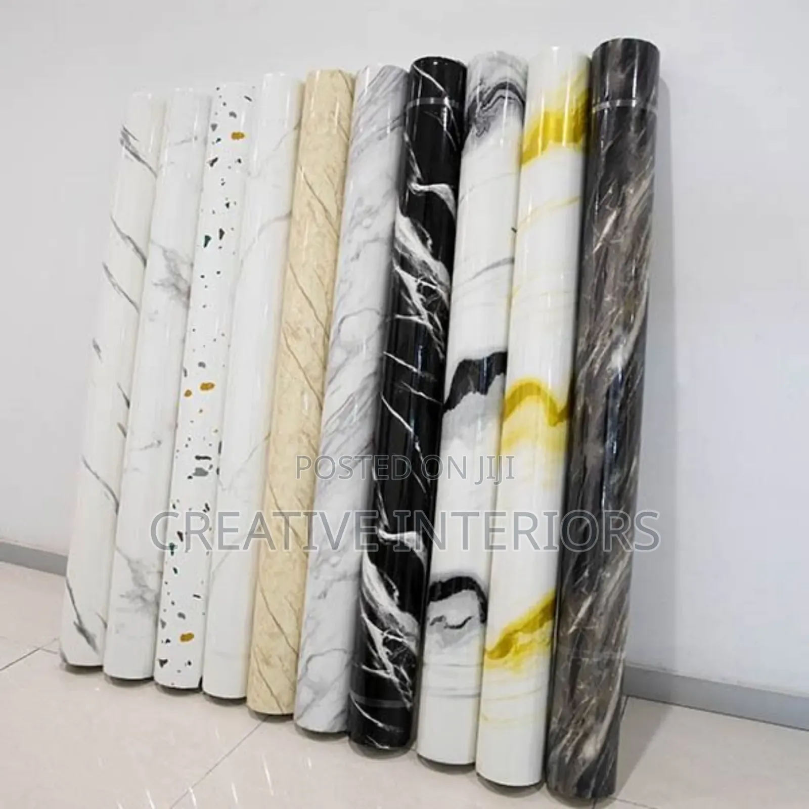 Adhesive Marble Foil Stickers
