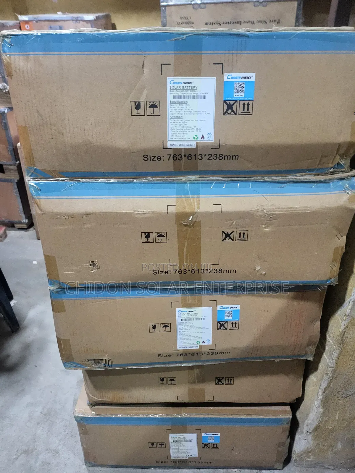 10kwh 51.2v Cworth Energy Lithium Ion Battery