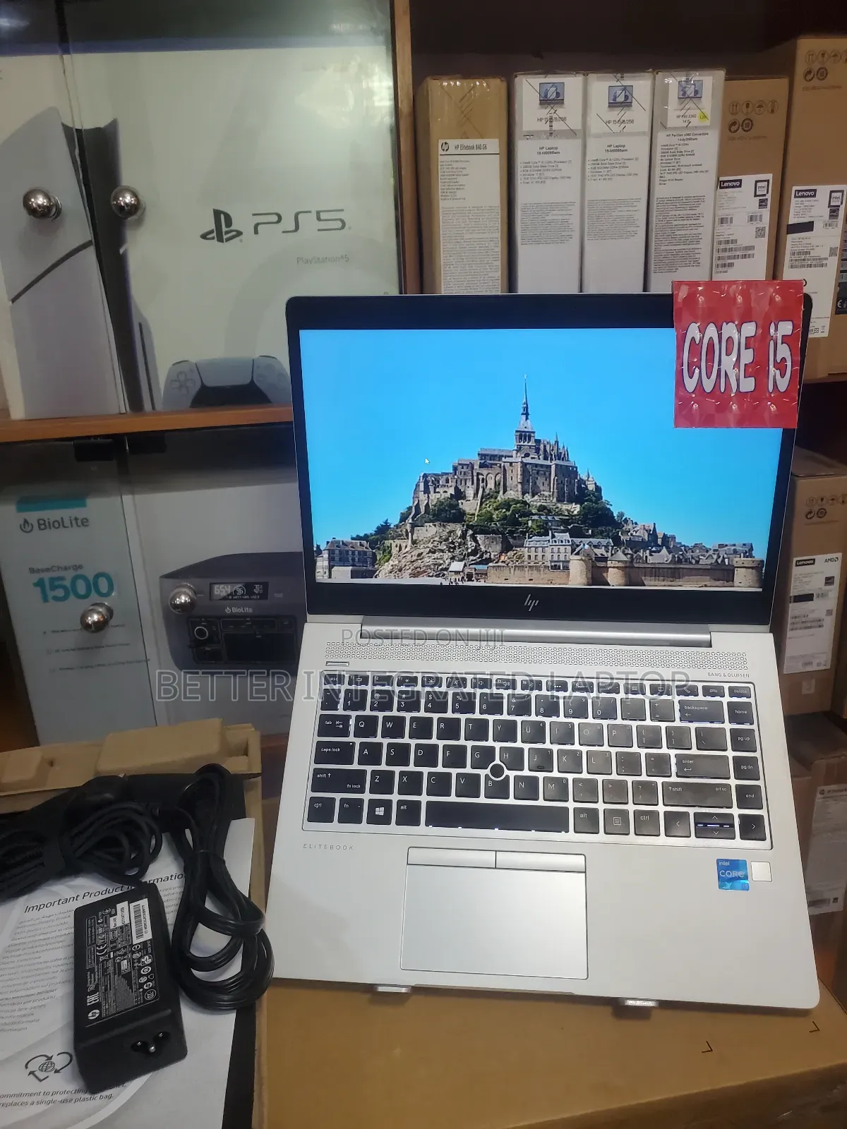 New Laptop HP EliteBook 2560P 8GB Intel Core 5 SSD 256GB