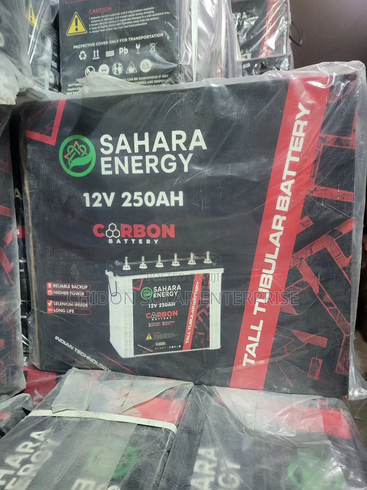 250ah 12v Sahara Energy Tubular Battery