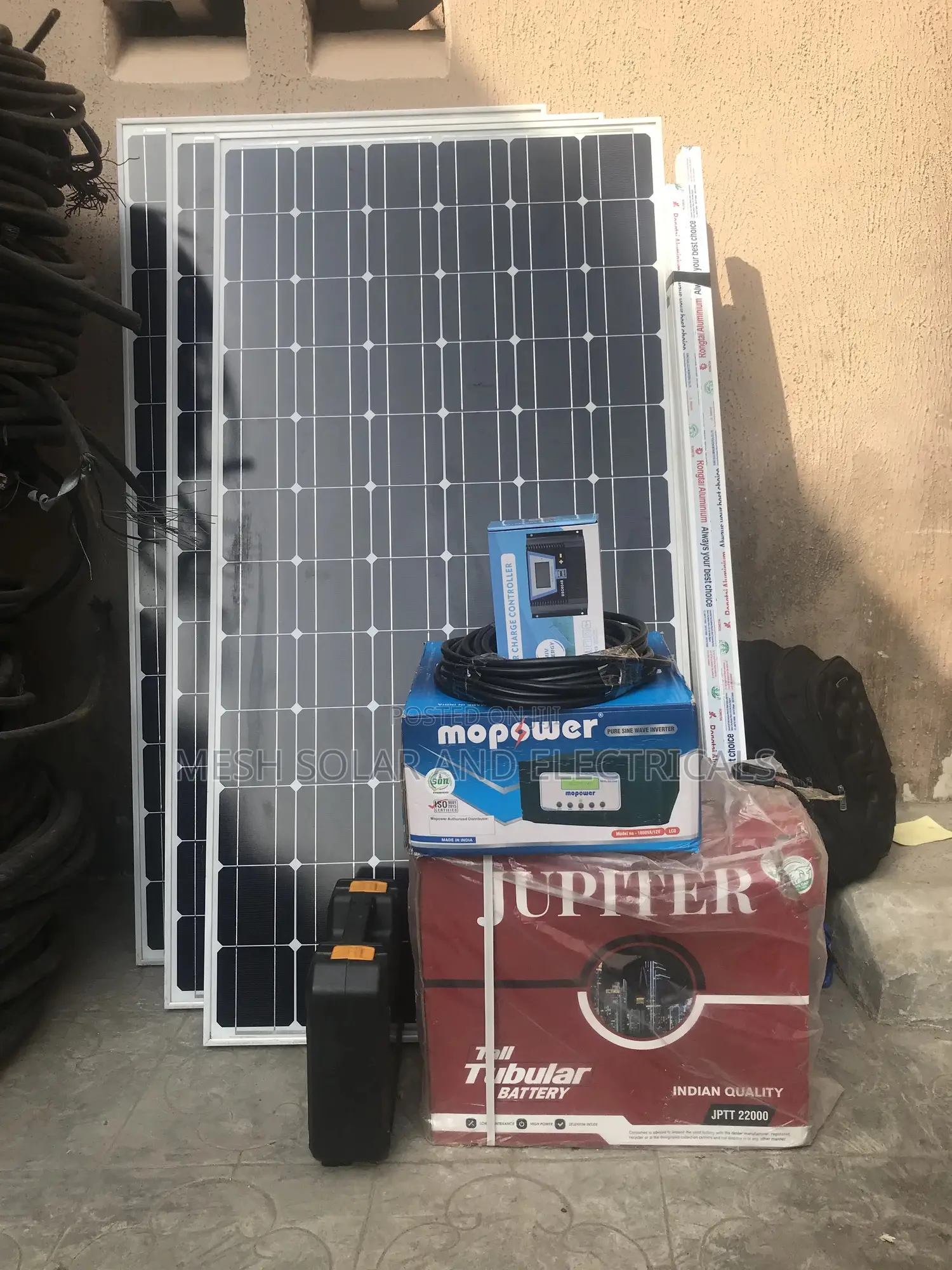 1kva Inverter With 220ah Tubular and 200watts Solar Package