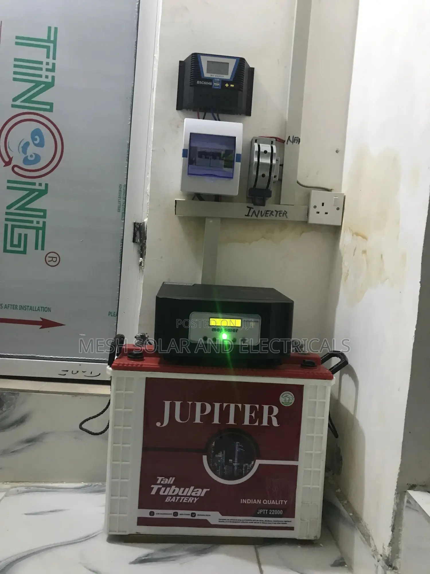 1kva Inverter With 220ah Tubular and 200watts Solar Package