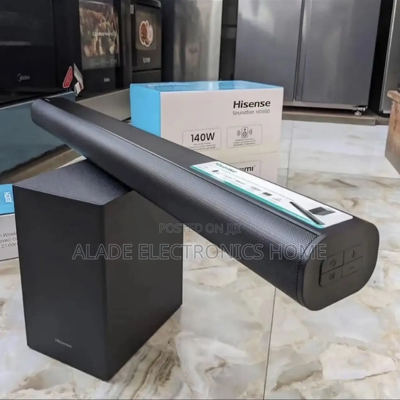 Hisense Soundbar 2-1 With Wireless Subwoofer. (140w)