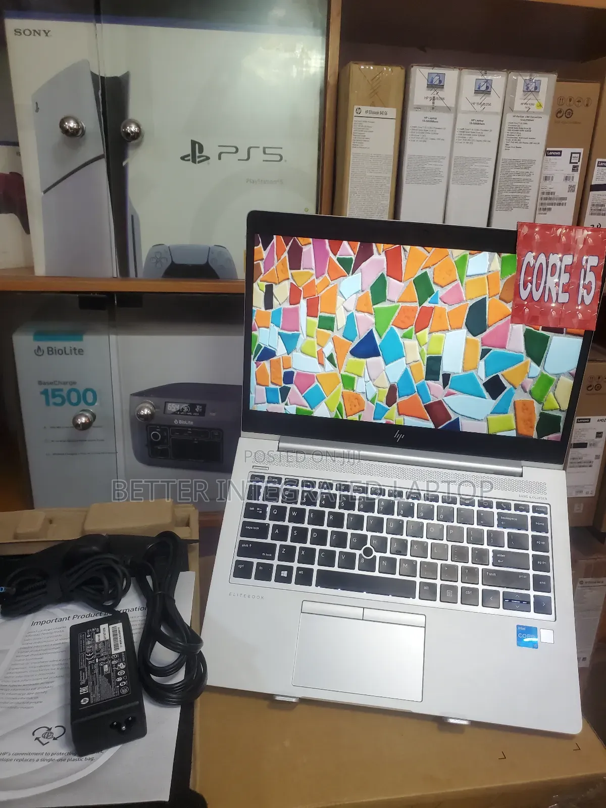 New Laptop HP EliteBook 2560P 8GB Intel Core 5 SSD 512GB