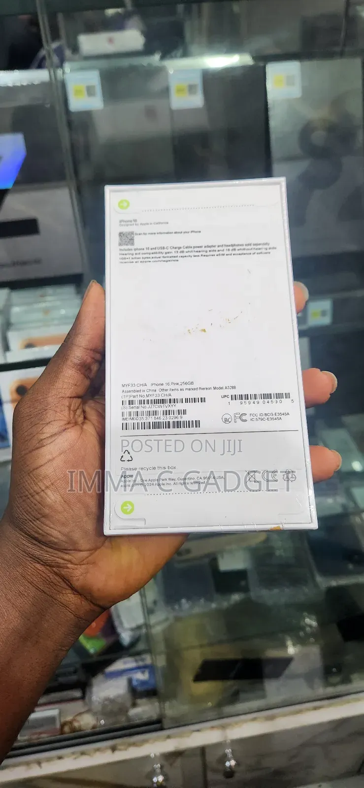 New Apple iPhone 16 256 GB Pink