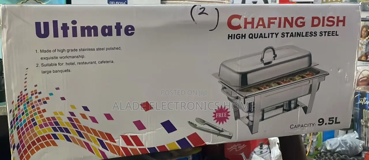 9.5ltrs” Ultimate Single Chafing Dish. High Quality Stainless Steel