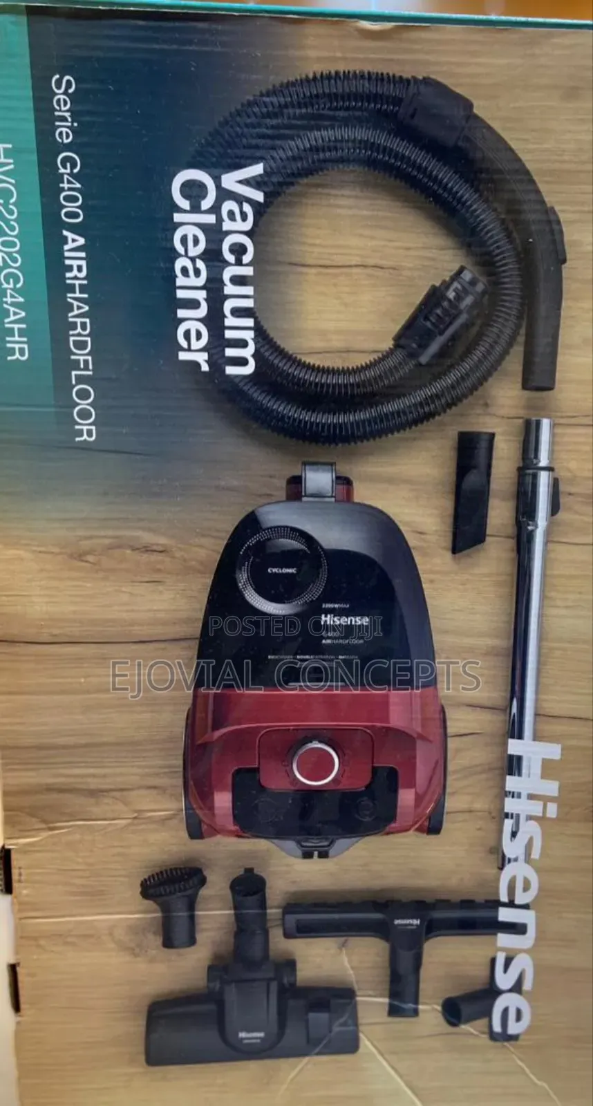Hisense Vacuum Cleaner 2200w 3.3l (Hvc2202g4ahr)
