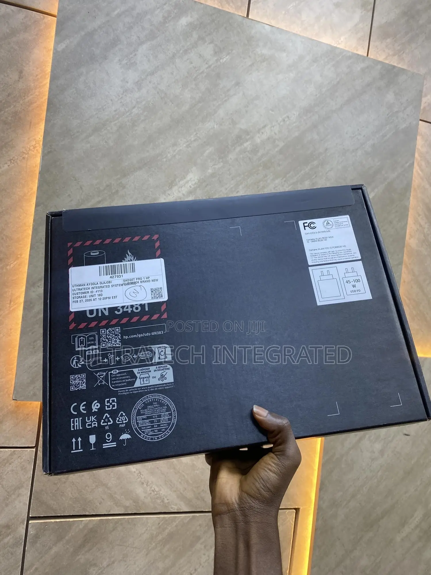 New Laptop HP Elitebook Ultra G1i 32GB Intel SSD 1T