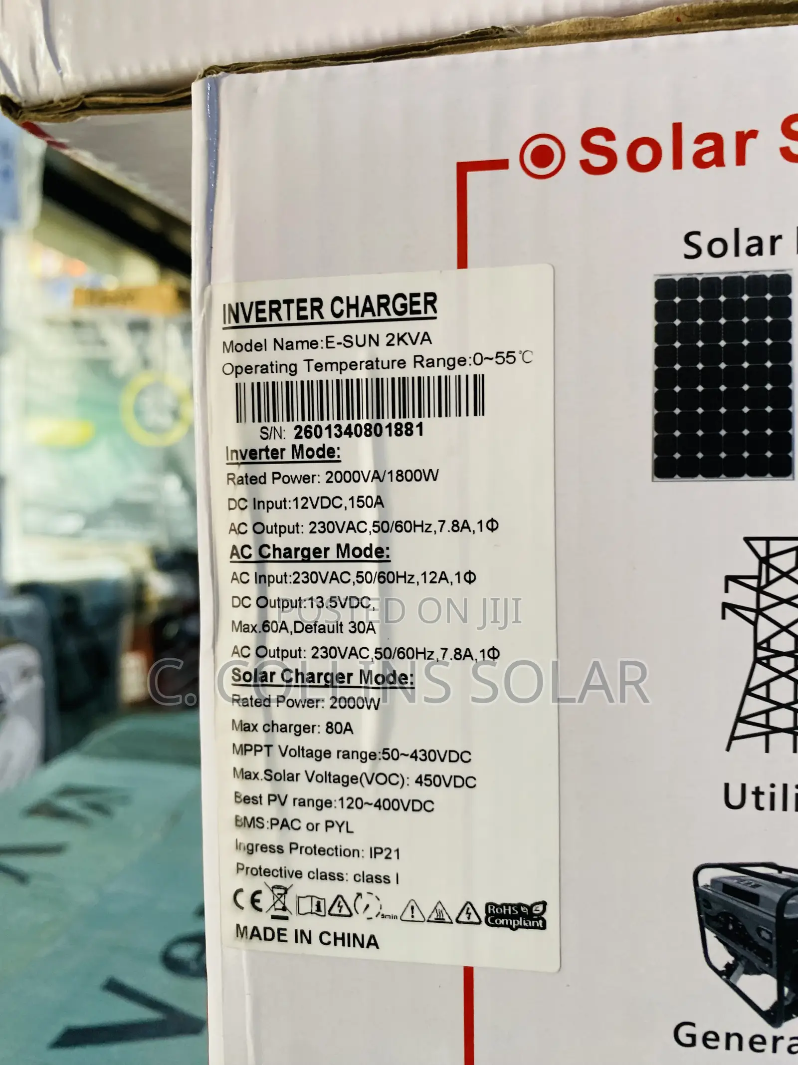 Sako 2kva 12v Hybrid Inverter
