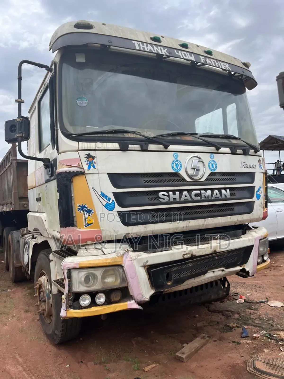 Sharman Truck Head With 3 Axles Half-Body Trailer Back -Company Use
