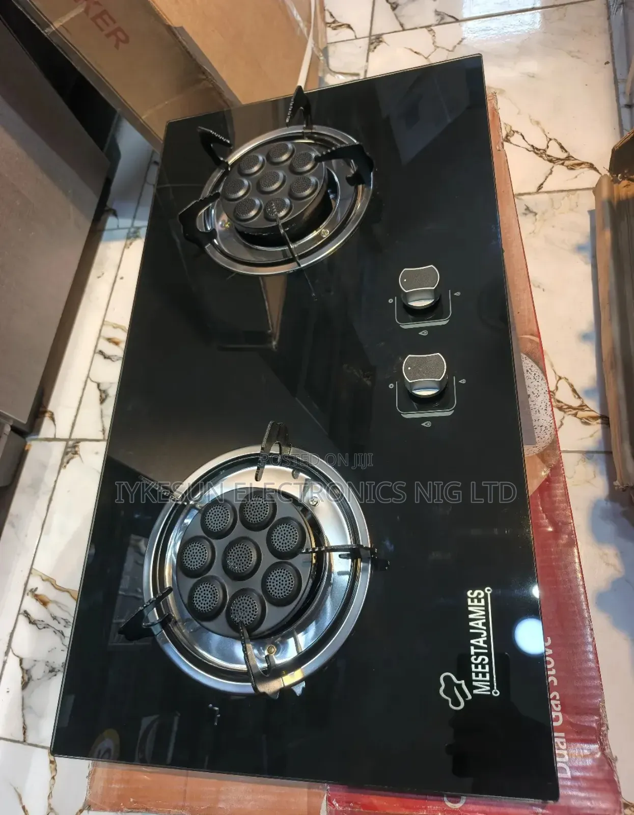 Original Meestajames Built-in Premium 2 Burners Automatic Gas Cooker