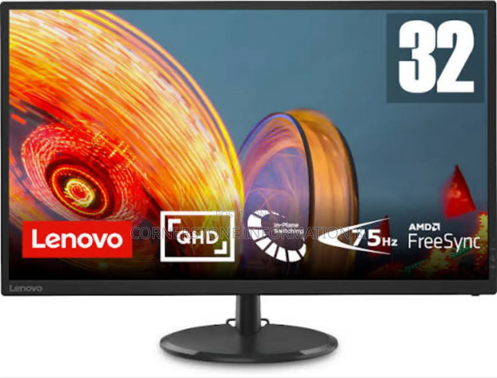 Lenovo D32q-20 32 Inch Entertainment Monitor( 2024 Brand New)