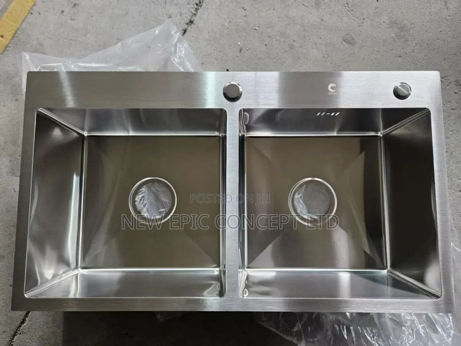 Antirus Steel Sink With Complete Accessories